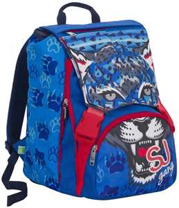 Cartoleria Zaino sdoppiabile Big Seven SJ Gang Boy Wild Fashion. Leopardo. Blu Seven