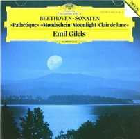 CD Sonate per pianoforte n.8, n.13, n.14 Ludwig van Beethoven Emil Gilels