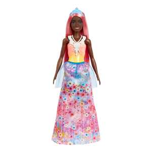Giocattolo Barbie Dreamtopia Principessa, bambola con corpetto scintillante, gonna da principessa e diadema Barbie