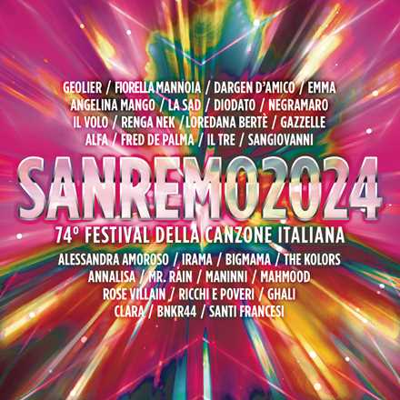 CD Sanremo 2024. 74° Festival della Canzone Italiana 