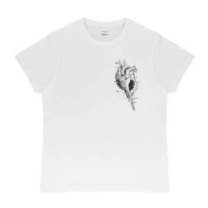 Idee regalo T-Shirt Otto d'Ambra x Feltrinelli -  Cuore Conchiglia / Sea Love - tg. L otto d'ambra x Feltrinelli