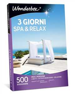 Idee regalo Cofanetto 3 Giorni Spa & Relax. Wonderbox Wonderbox Italia
