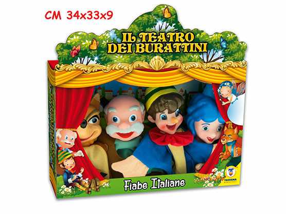 Giocattolo Marionette Teatrino Fiabe Italiane Teorema