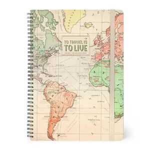 Cartoleria Spiral Notebook - Maxi - Travel Legami