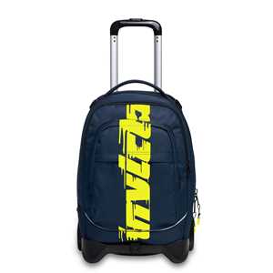 Cartoleria Zaino scuola New Plug Trolley 2 ruote Grs Invicta Logo, True Navy - 36 x 53 x 26,5 cm Invicta