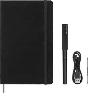 Cartoleria Smart Writing Set Moleskine. Smart Pen 3 + Smart Notebook Large, a righe, nero - 13 x 21 cm Moleskine