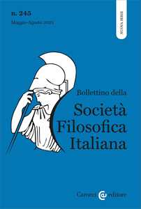 Libro Bollettino società filosofica italiana. Nuova serie (2025). Vol. 2