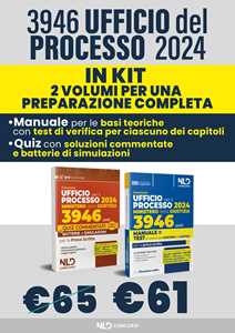 Libro Concorso Ufficio del processo 3946 posti (UPP) Ministero della Giustizia. Kit Manuale + Quiz commentati 2024. Nuova ediz. Con espansione online 