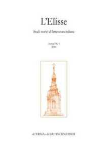 Libro L' Ellisse. Studi storici di letteratura italiana (2014). Vol. 9: 001.