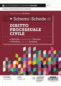 Libro Schemi & schede di diritto processuale civile Massimiliano Di Pirro