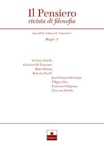 Libro Il pensiero. Rivista di filosofia (2016). Nuova ediz.. Vol. 55\1: Hegel.