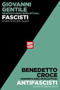 Libro Manifesto degli intellettuali fascisti e antifascisti Giovanni Gentile Benedetto Croce