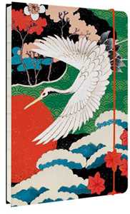 Cartoleria Quaderno Rilegatura Artigianale  A5 Japanese Crane Kokonotes Kokonote