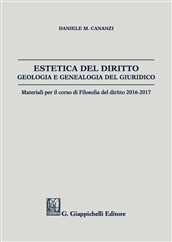 Libro Estetica del diritto Daniele M. Cananzi