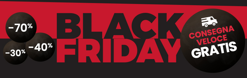 annuncia la settimana del Black Friday: offerte dal 19 al