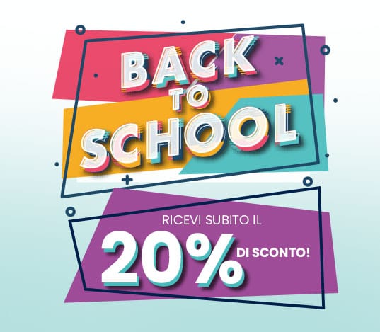 Cartoleria per la scuola -20%