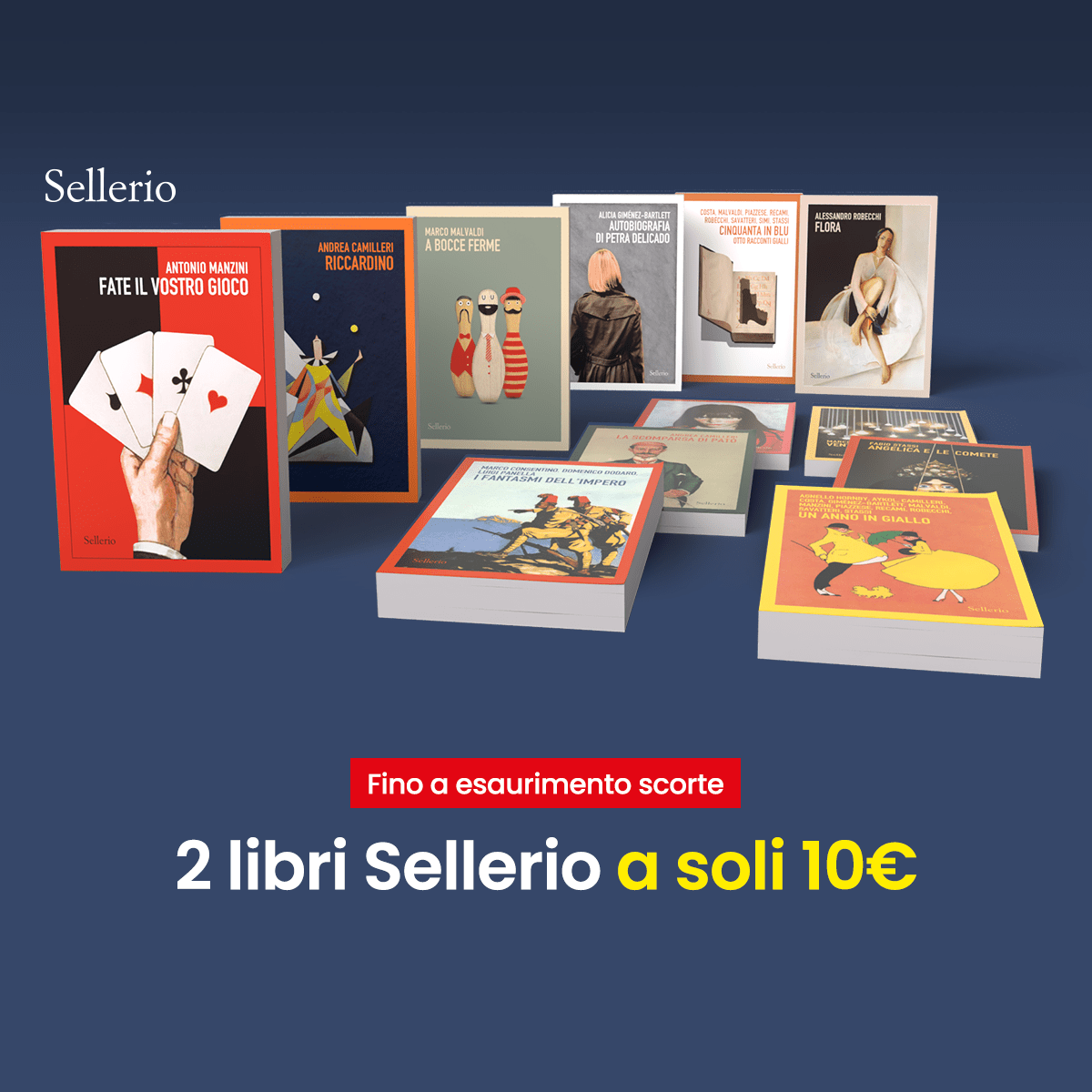 2 libri Sellerio 10€