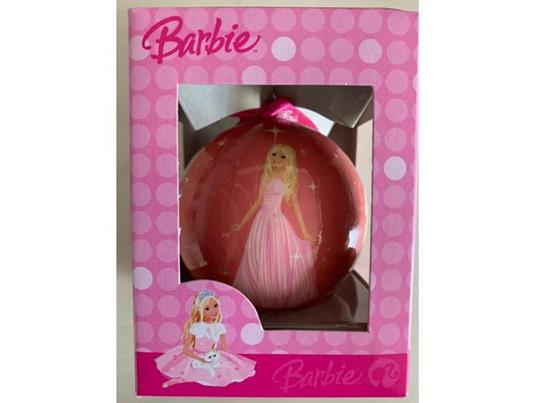 GALVAS 98049 PALLINA SFERA IN CARTA BARBIE ASSORTITI DIAMETRO 7,5 CM ADDOBBI NATALE