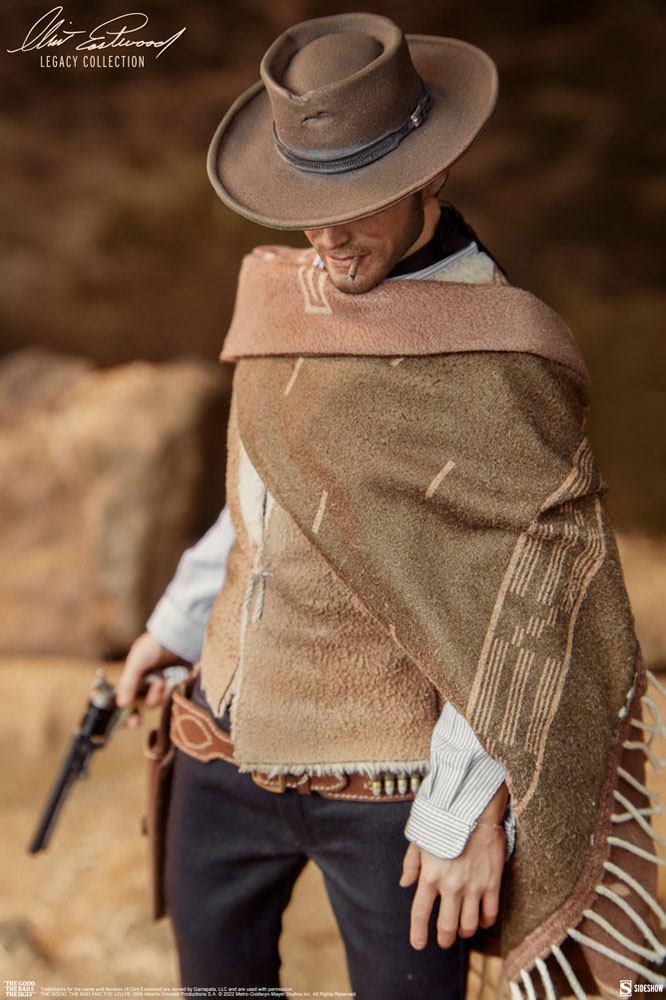 The Good, The Bad E The Ugly Clint Eastwood Legacy Collection Action Figura 1/6 The Man Con No Name 30 Cm Sideshow