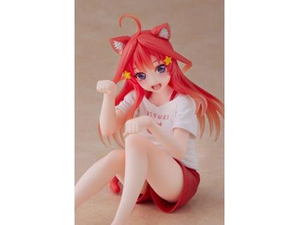 The Quintessential Quintuplets Pvc Statua Desktop Itsuki Nakano Newley Written Cat Roomwear Ver. Taito Prize
