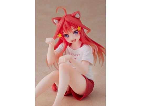 The Quintessential Quintuplets Pvc Statua Desktop Itsuki Nakano Newley Written Cat Roomwear Ver. Taito Prize