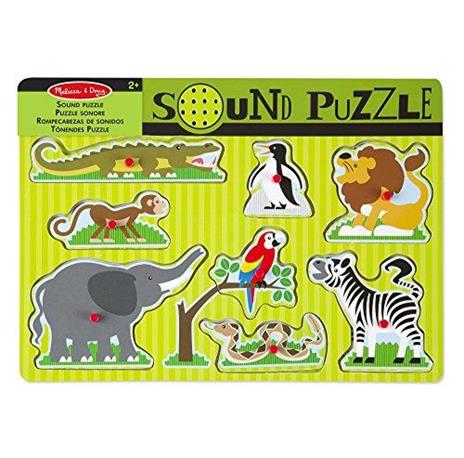 Sound Puzzle Zoo Animals Puzzle con formine 8 pezzo(i) - 6