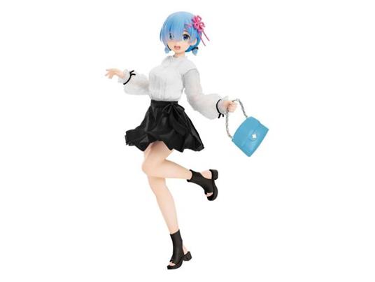 Re:Zero - Starting Life In Another World Pvc Statua Rem Outing Coordination Ver. Renewal Edition 20 Cm Taito Prize