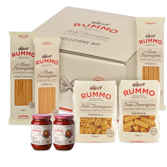 Selezione Pasta Rummo con sughi al basilico e all'arrabbiata
