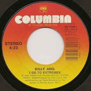I Go To Extremes - Vinile 7'' di Billy Joel