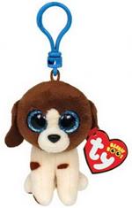 Peluche Portachiavi 12 Cm Cane Muddles Slush Beanie Boos Clips  T35245