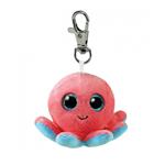 Peluche Portachiavi 12 Cm Polipo Sheldon Beanie Boos Clips  T35255