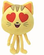Ty. Emoji Peluche 20Cm. Cat Heart Eye