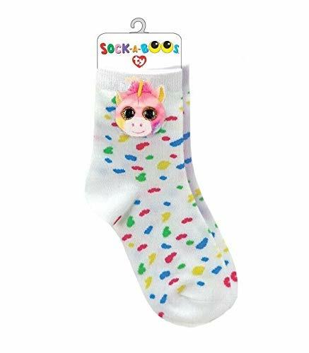Ty Fantasia Unicorn Calzini, Multicolore, One Size Bambina