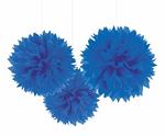 Decoro Batuffolo Blu 40,6 Cm