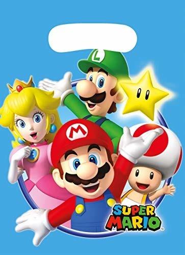 Super Mario Uitdeelzakjes 8St.