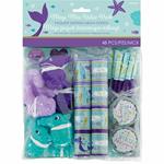 Amscan: Favorvalue Pack Mermaid Wishes 48 Parts