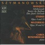 Masques op.34 n.1, n.2, n.3 - CD Audio di Karol Szymanowski