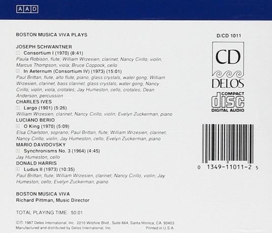 Consortium I - CD Audio di Seattle Symphony Orchestra,Joseph Schwantner,Richard Pittmann - 3
