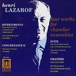 Divertimento per Clarinetto, Vibrafono, Violino e Violoncello - CD Audio di Henri Lazarof