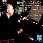 Secondo Concerto per Violoncello, Concertante per 16 Archi e 2 Corni Francesi - CD Audio di Henri Lazarof