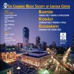 Sonata per Due Pianoforti e Percussioni Bb 115 - CD Audio di Bela Bartok