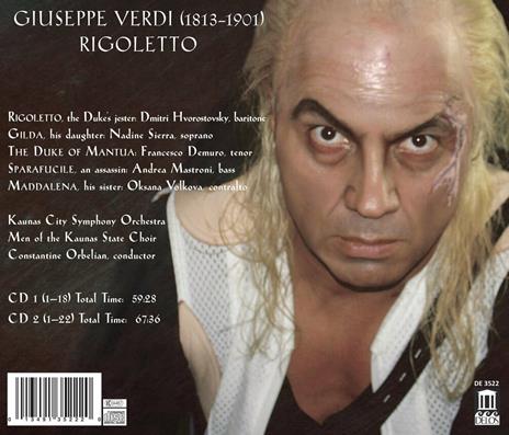 Rigoletto - CD Audio di Giuseppe Verdi,Constantine Orbelian,Dmitri Hvorostovsky - 2