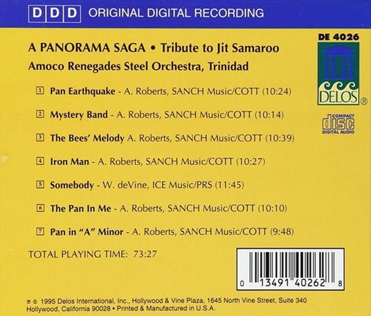 A Panorama Saga - Tribute to Jit Samaroo - CD Audio - 2
