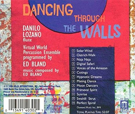 Dancing Through the Walls - CD Audio di Edward Bland - 3