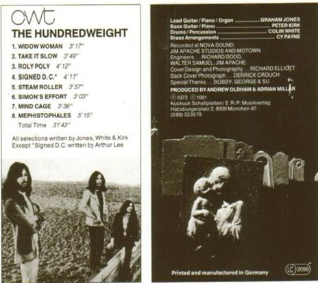 Hundredweight - CD Audio di CWT - 2