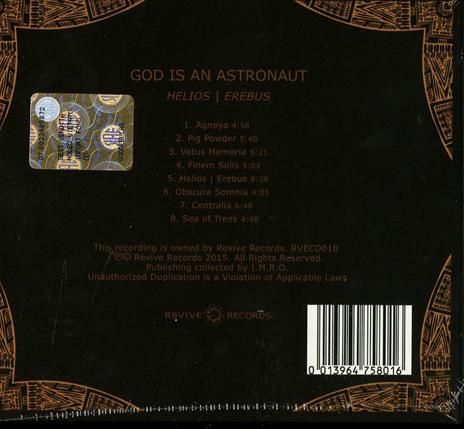 Helios - Erebus - CD Audio di God Is an Astronaut - 2