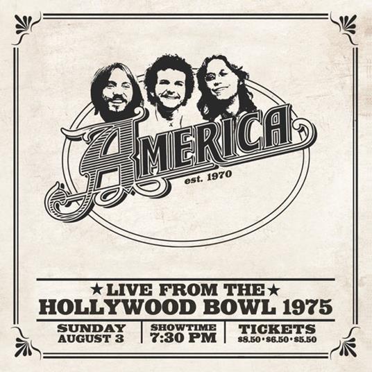 America: Live At The Hollywood Bowl 1975 (Fruit Punch Vinyl) - Vinile LP di America