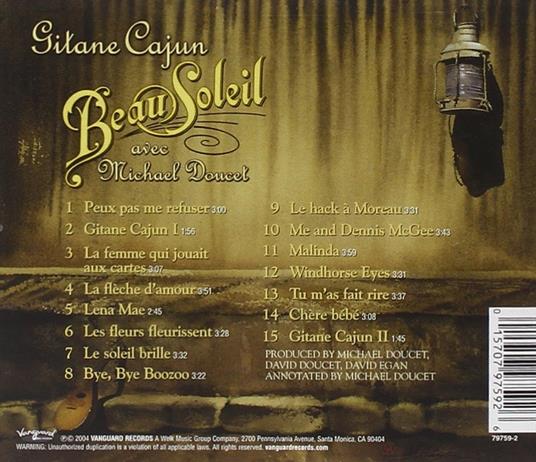 Gitane Cajun - CD Audio di BeauSoleil,Michael Doucet - 2
