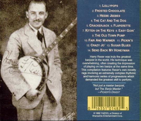 Banjo Crackerjax - CD Audio di Harry Reser - 2