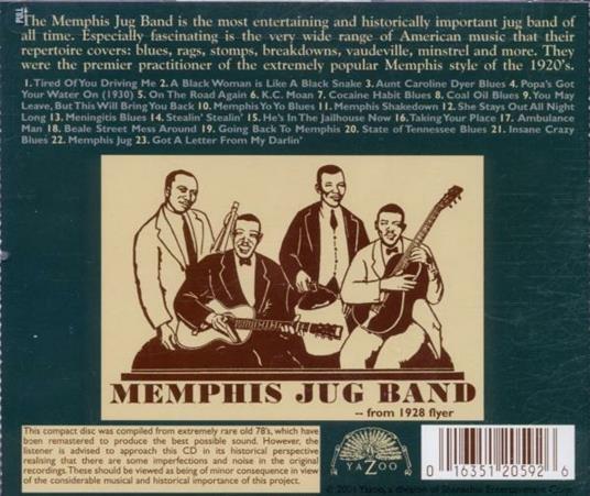 Best of - CD Audio di Memphis Jug Band - 2